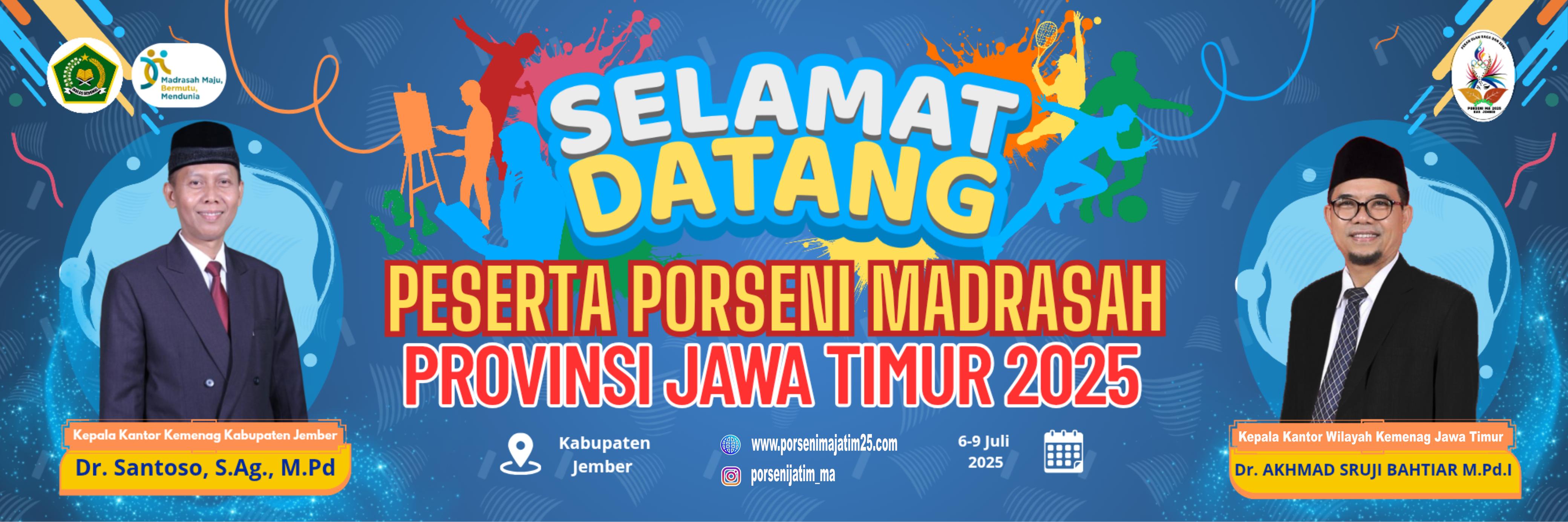 Selamat Datang di Website PORSENI MA Jawa Timur Tahun 2025